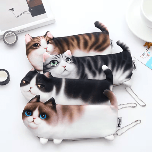 Random 3D Kitty Pencil Case