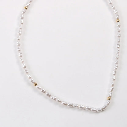 ALOHA PEARL AND GOLD CHOKER