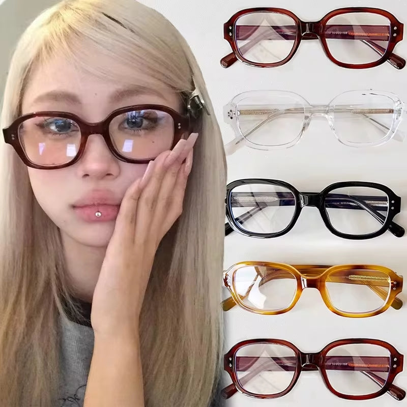 Retro Square Frame Eyeglass