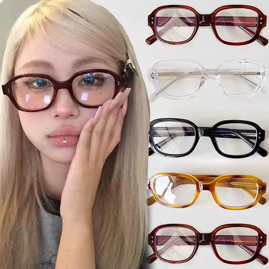 Retro Square Frame Eyeglass