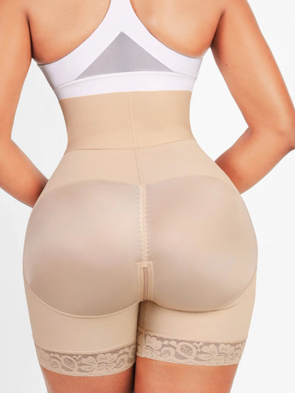 BONED SCULPT HIGH-WAIST BBL SHORTS